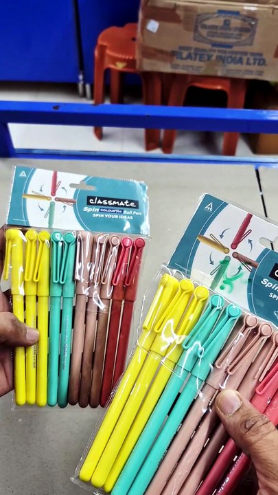 Classmate Spin Colour Ball Pens 🖊️🌈 | Multi Color Pen Review & Writing Test