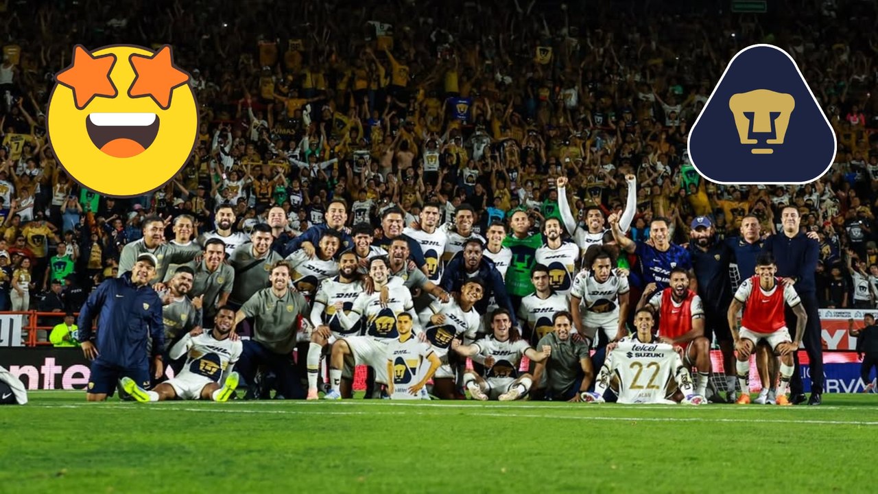 Pumas celebra a lo grande terminar como líderes...
