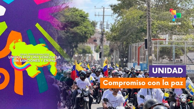 Movilización masiva en Venezuela exige fin de sanciones de EE.UU.