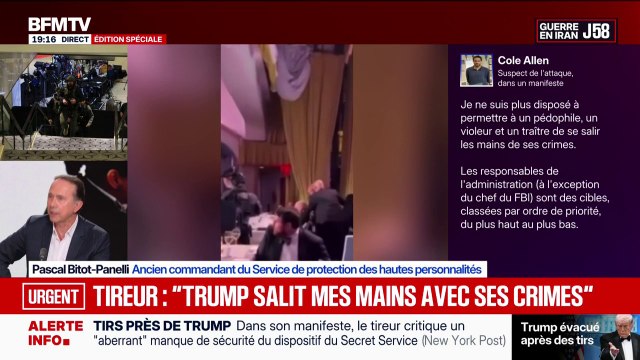 Tirs près de Donald Trump: Le métier de président des États-Unis est le métier sans doute le plus dangereux au monde , explique Pascal Bitot-Panelli, ancien commandant du service de protection des hautes personnalités