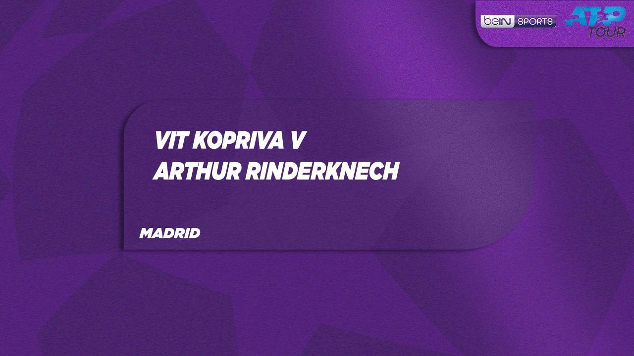V. Kopriva vs. A. Rinderknech Match Highlights Madrid April 26, 2026