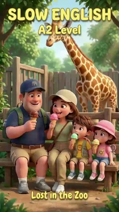 It's a beautiful sunny day for a family trip to the zoo!