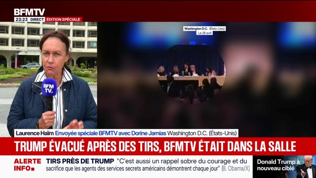 Tirs au dîner des correspondants de la Maison Blanche: l'équipe de BFMTV était présente dans la salle