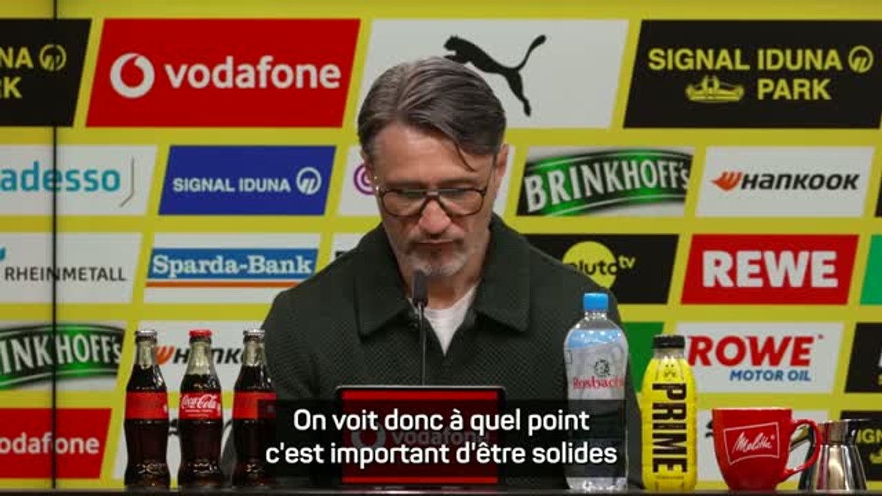 Dortmund - Kovač content de la solidité défensive de son équipe