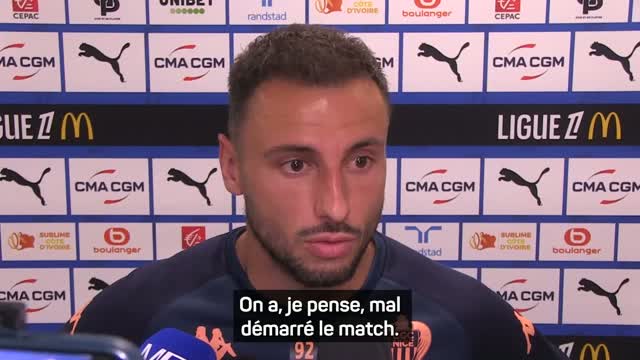 Nice - Clauss : “Un point hyper positif mais on aurait pu faire plus mal à certains moments"