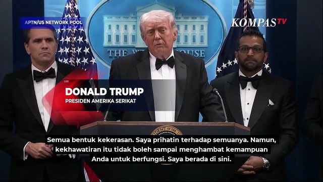 Muncul Usai Insiden Penembakan, Trump: Jadi Presiden AS Adalah Pekerjaan Berbahaya