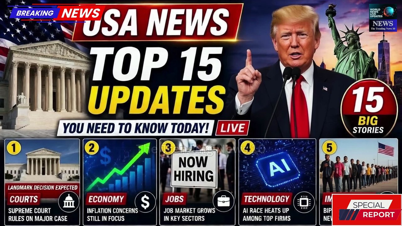 🚨 USA Breaking News Today 🇺🇸 Big Updates on Politics Economy Tech & Global Tensions ⚡🔥