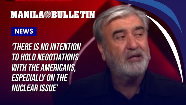 Ebrahim Azizi says 'Iran has no intention of holding nuclear negotiations with the US'