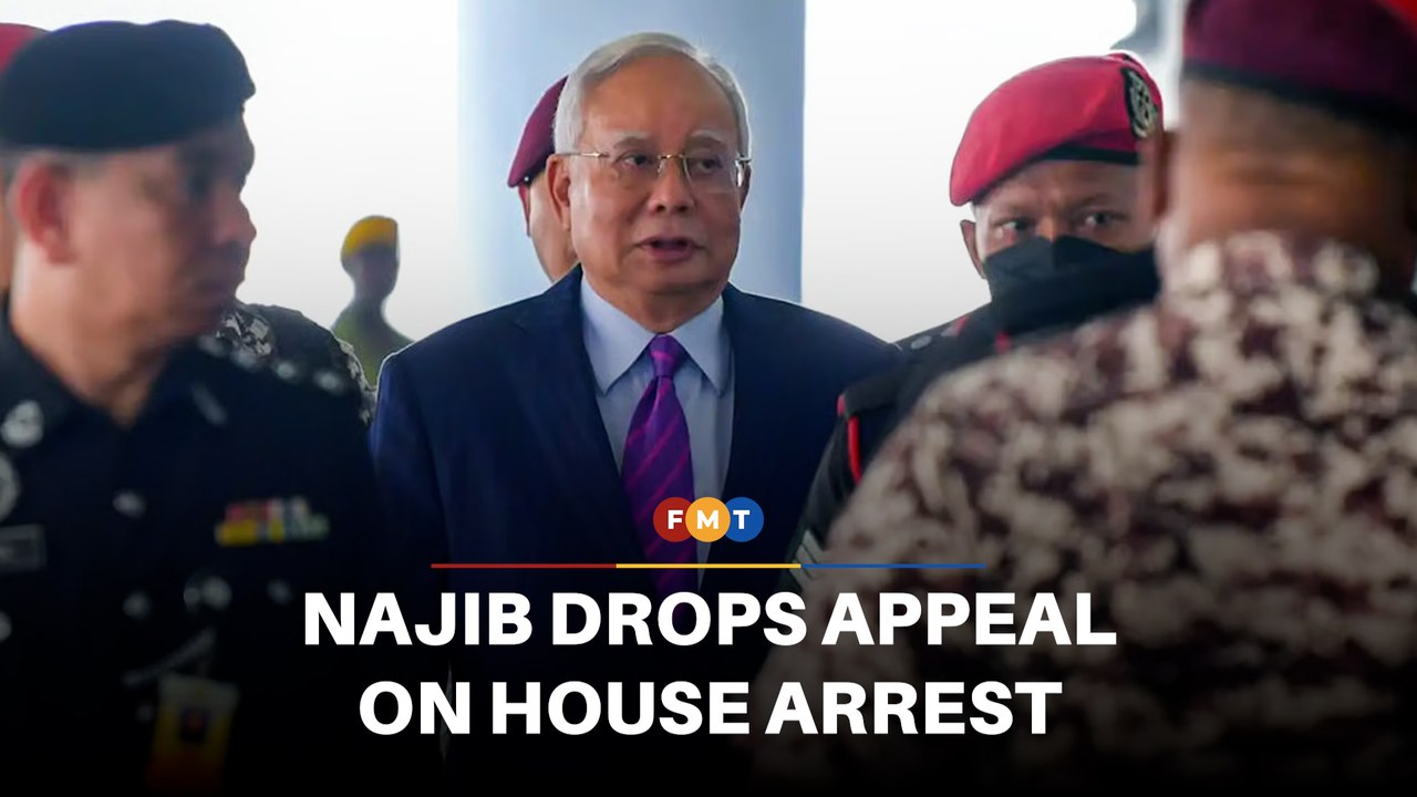Najib drops appeal over High Court’s dismissal of house arrest bid