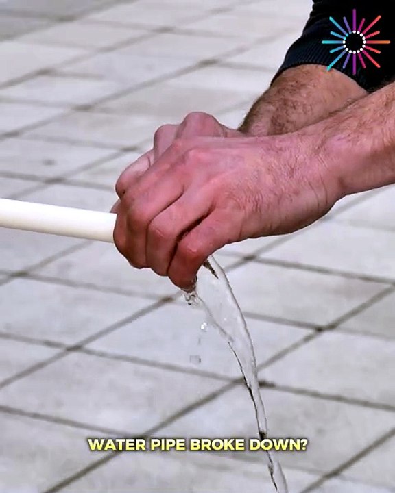 Fixing a broken pipe that's still running🛠️