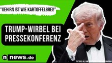 Donald Trump: "Sein Gehirn ist wie Kartoffelbrei!" Trump-Wirbel bei Pressekonferenz