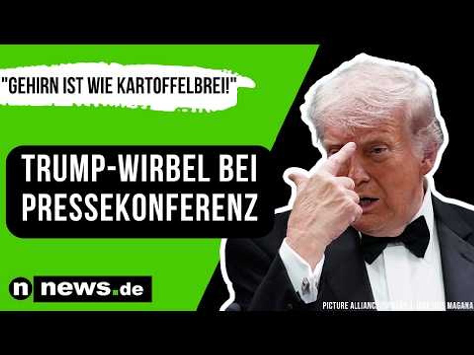 Donald Trump: 'Sein Gehirn ist wie Kartoffelbrei!' Trump-Wirbel bei Pressekonferenz