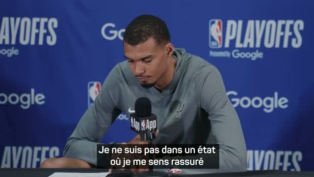 Spurs - Wembanyama après la victoire au match 4 : “C’est les playoffs, il faut finir le job”