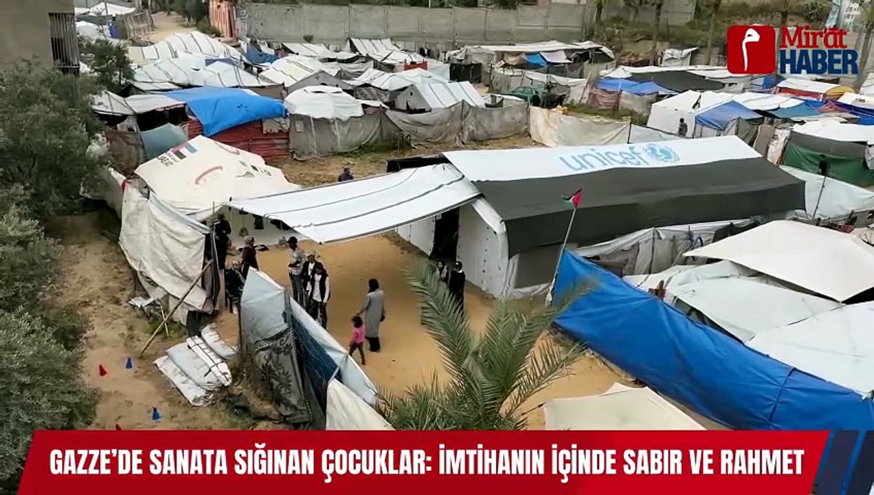 Gazze’de Sanata Sığınan Çocuklar İmtihanın İçinde Sabır ve Rahmet