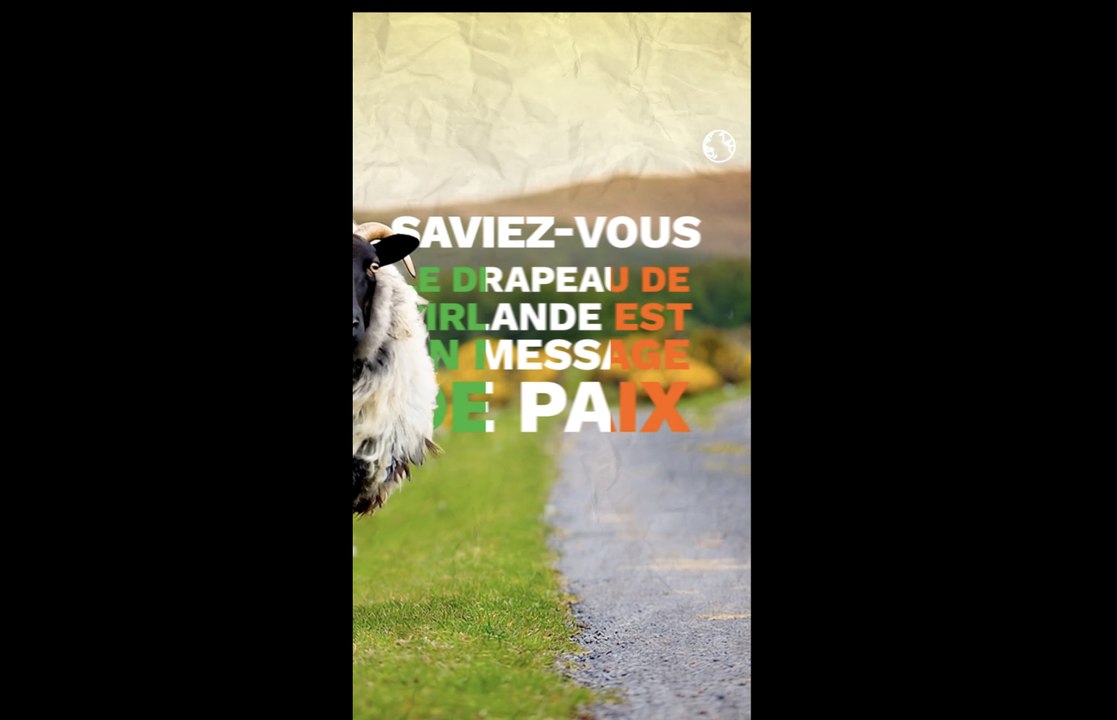 Saviez-vous que le drapeau de l'Irlande est un message de paix né d'une révolution ?