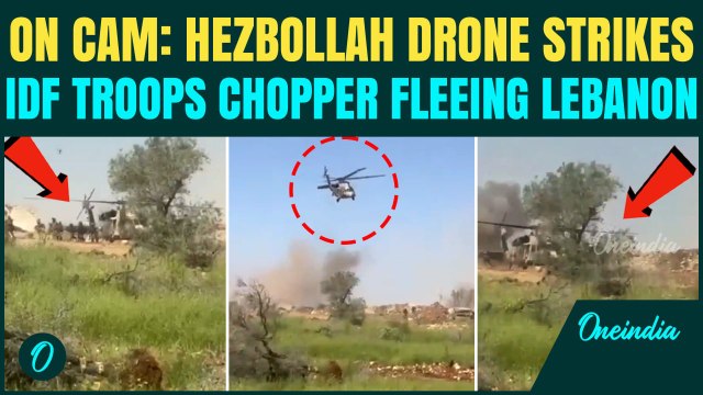 Hezbollah STRIKES IDF Helicopter With Troops Inside Fleeing Southern Lebanon Amid Fragile Ceasefire