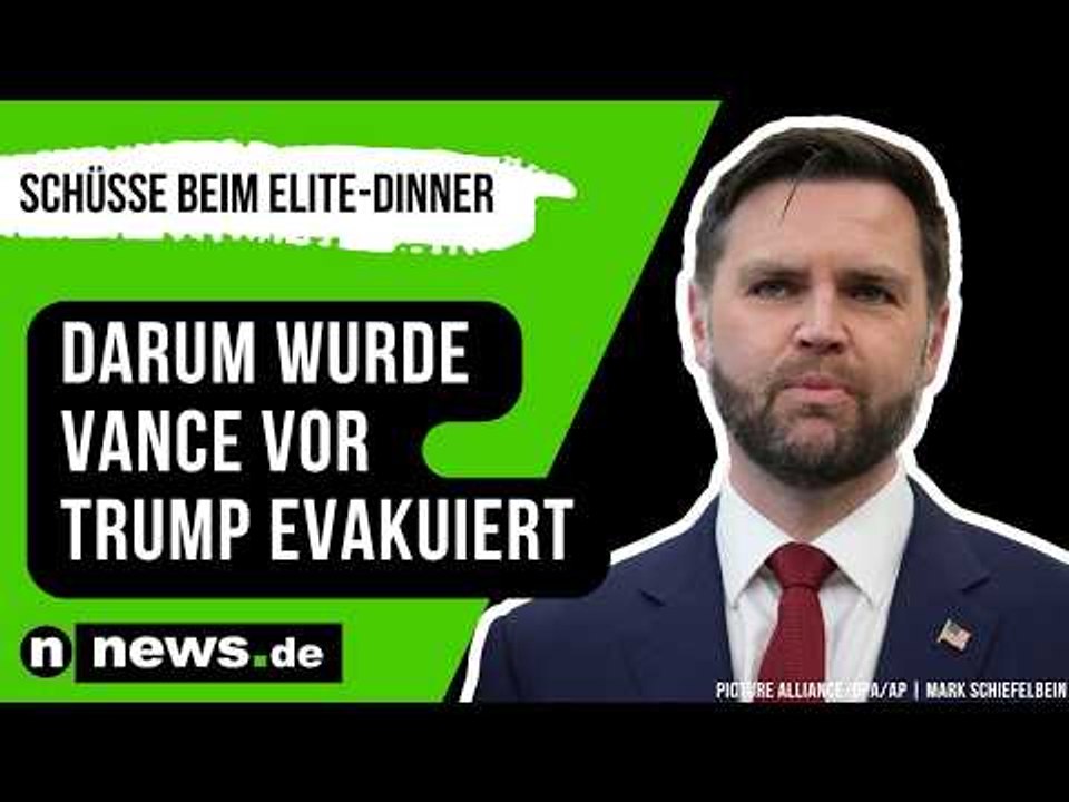 J.D. Vance: Schüsse beim Elite-Dinner - darum wurde Vance vor Trump evakuiert