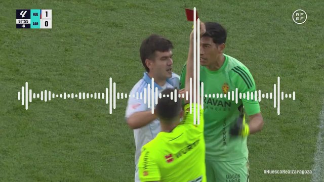 El VAR de la bronca en el Huesca vs Zaragoza