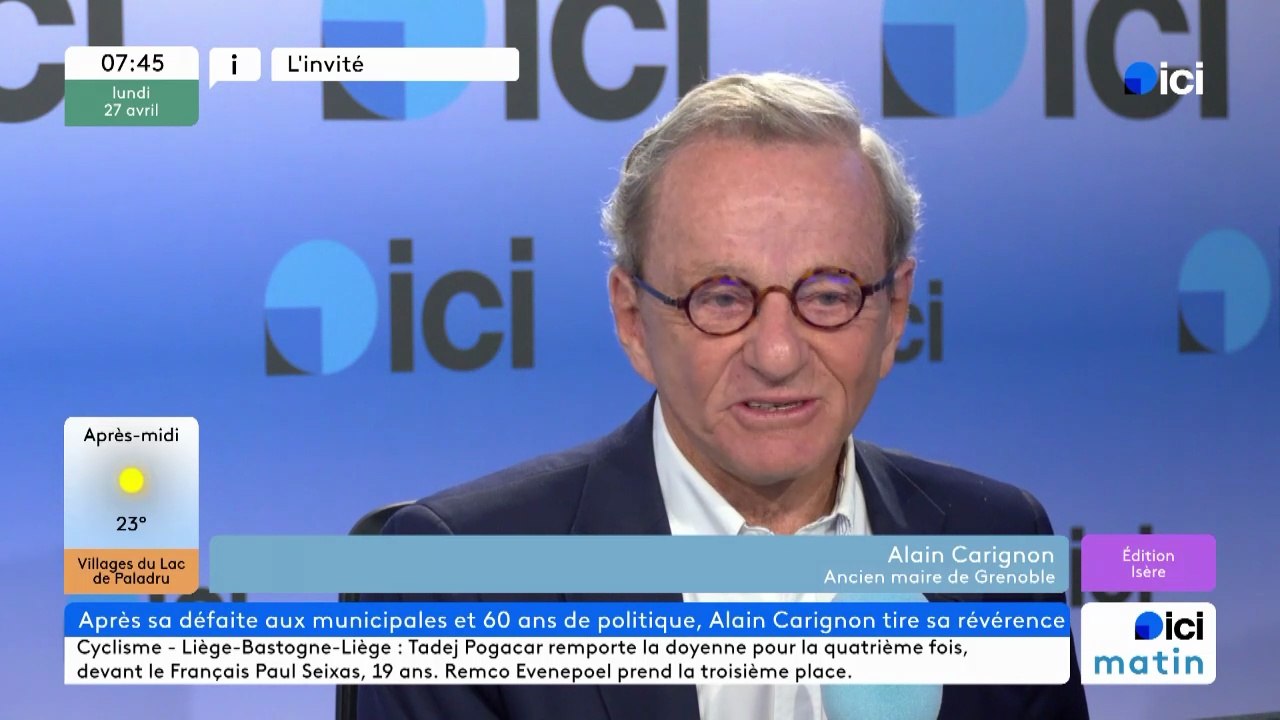 Alain Carignon tire sa révérence d'élu mais pas celle de "citoyen"