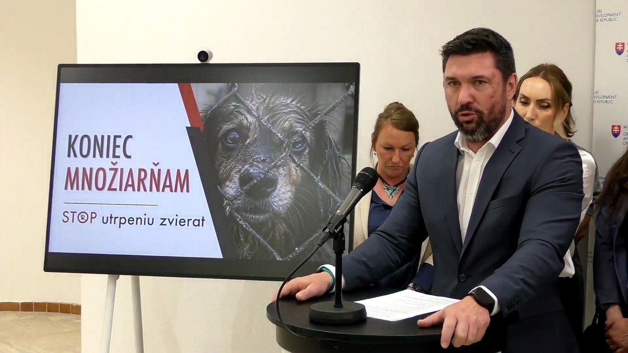ZÁZNAM: R. Takáč: Agrorezort chce novelou zákona zakázať množiarne psov a mačiek