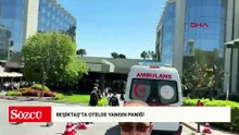 Beşiktaş'ta otelde yangın paniği