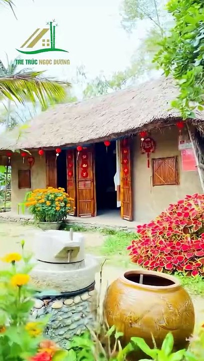 Khi ký ức Nhà lá miền tây được dựng lại bằng tre, lá và tình quê - Tre Trúc Ngọc Dương
