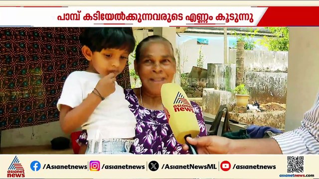 എങ്ങോട്ട് നോക്കിയാലും പാമ്പ്... സംസ്ഥാനത്ത് ഇന്ന് മാത്രം പാമ്പ് കടിയേറ്റത് 12 പേര്‍ക്ക്