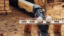 Mini Train vs Balls Obstacle Challenge 🚂🔥
