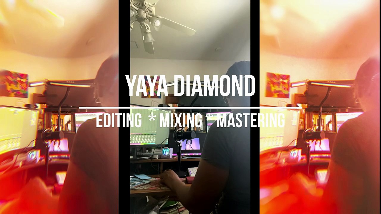 Yaya Diamond editing new song April Fool