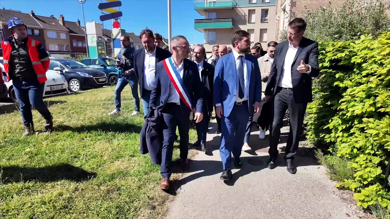 Visite du ministre Jeanbrun à Saint-Pol-sur-Mer