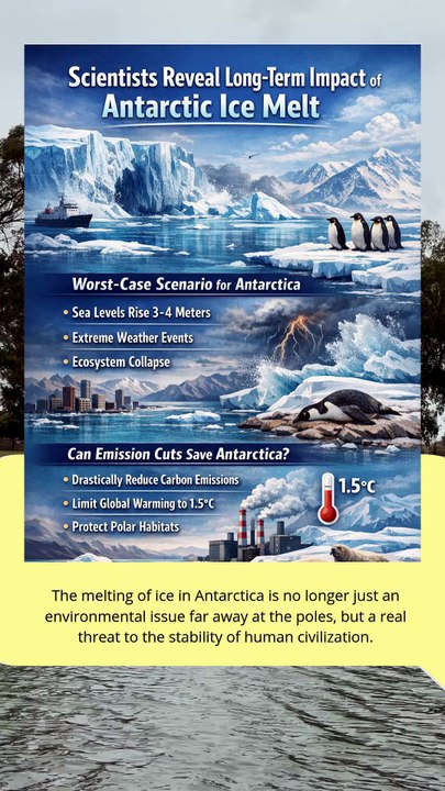 Scientists Outline Long-Term Impacts of Melting Antarctic Ice