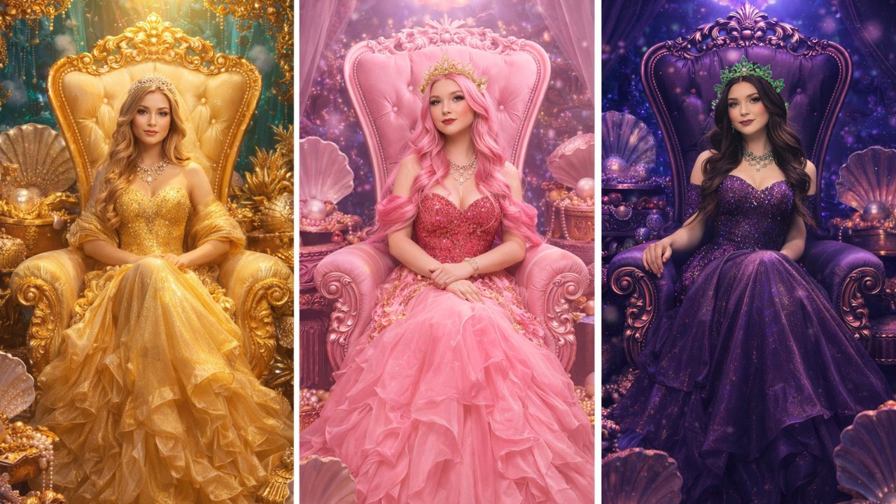 Défi de Relooking : Violet Royal contre Rose dans le Monde du Mermaidcore !