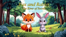 Fox and Rabbit 🦊🐰 | The River of Secrets 🌊✨ (A Gentle and Mysterious Adventure)