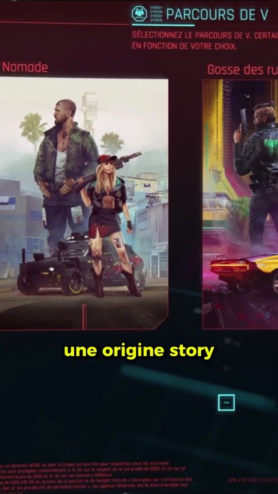 Quelle est la meilleure origin story / life path pour l’immersion dans Cyberpunk 2077 ?