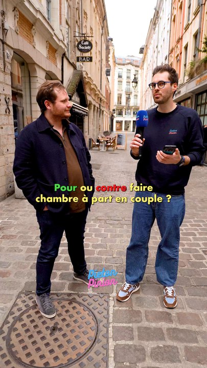 Pour ou contre dormir dans des chambres séparées en couple ? ⬇️ #microtrottoir #débat #couple