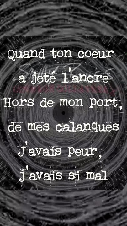Jeter L'Ancre // Couplet