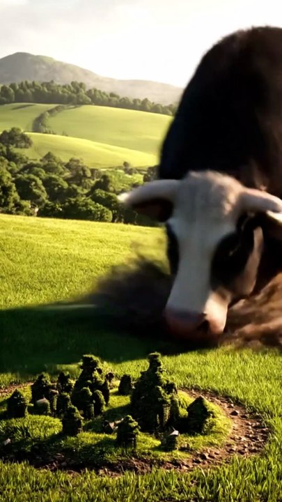 Cow vs ants Fight