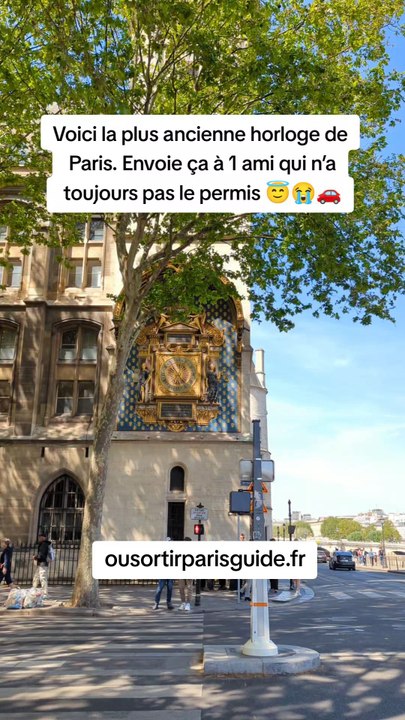 la plus ancienne horloge de Paris