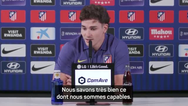Atlético - Alvarez uniquement concentré sur l’objectif d’aller en finale