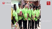 பார்வை மாற்றுத்திறனாளிகளுக்கான 'பாத நிவாரண'  பிரத்யேக கடை;  நடிகர் யோகி பாபு திறந்து வைத்தார்