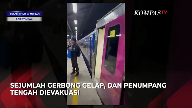 Suasana Dalam Kereta Imbas Kecelakaan di Bekasi Timur, Korban Terus Dievakuasi