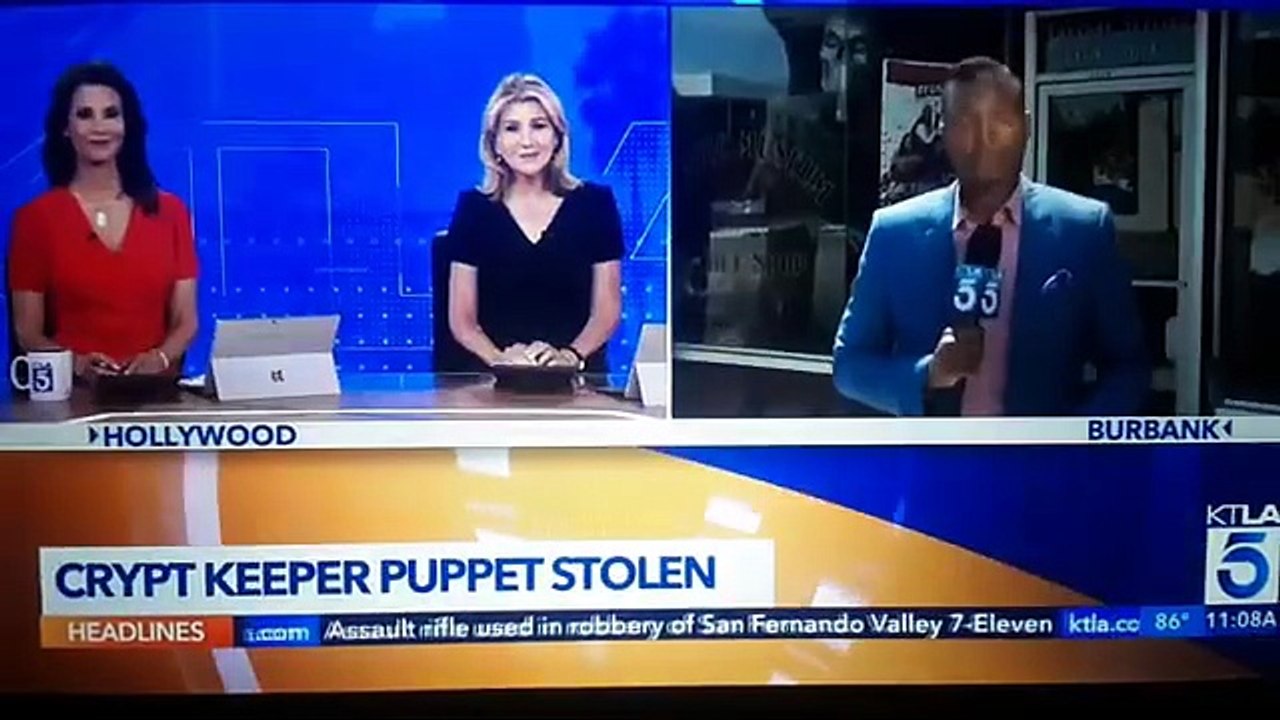 ORIGINAL CRYPT KEEPER PUPPET STOLEN IN CALIFORNIA