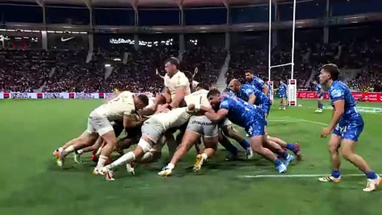 TOP 14 - Essai de Emmanuel MEAFOU (ST) - Stade Toulousain - ASM Clermont
