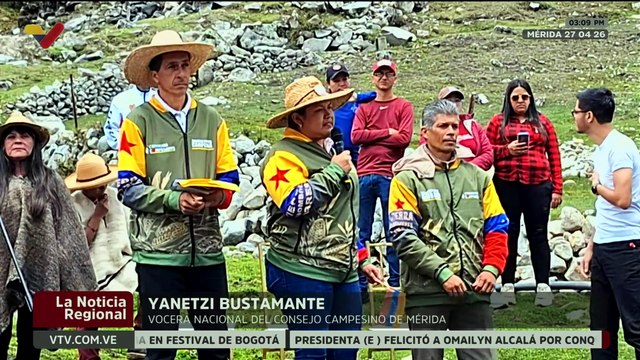 Consejo Campesino de Mérida se une a la peregrinación por una Venezuela libre de sanciones
