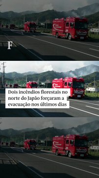Mais de 3.000 pessoas são evacuadas devido a incêndios florestais no Japão
