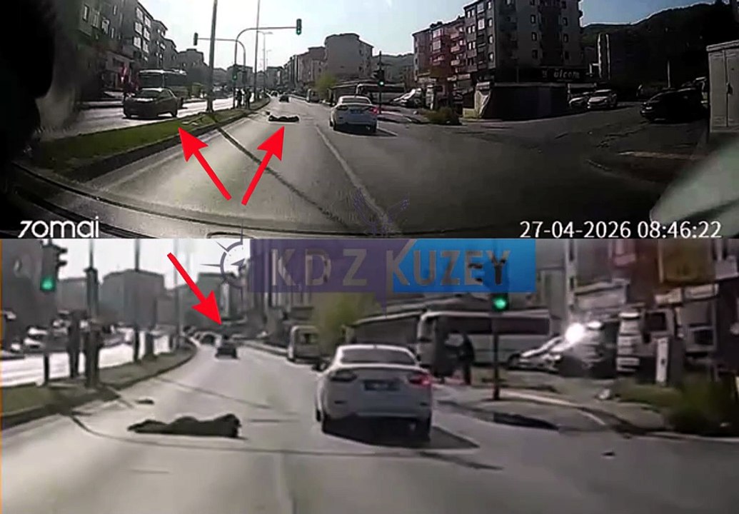 Zonguldak’ta üniversite öğrencisine otomobil çarptı: 1 yaralı
