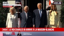 Le roi Charles III accueilli par Donald Trump à la Maison Blanche