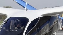 Air taxi test flight from JFK Airport to Manhattan