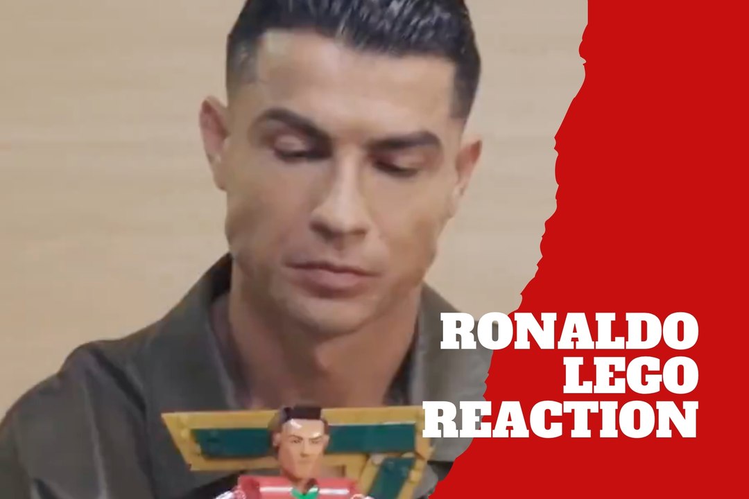 Cristiano Ronaldo reacciona al ver su versión en LEGO