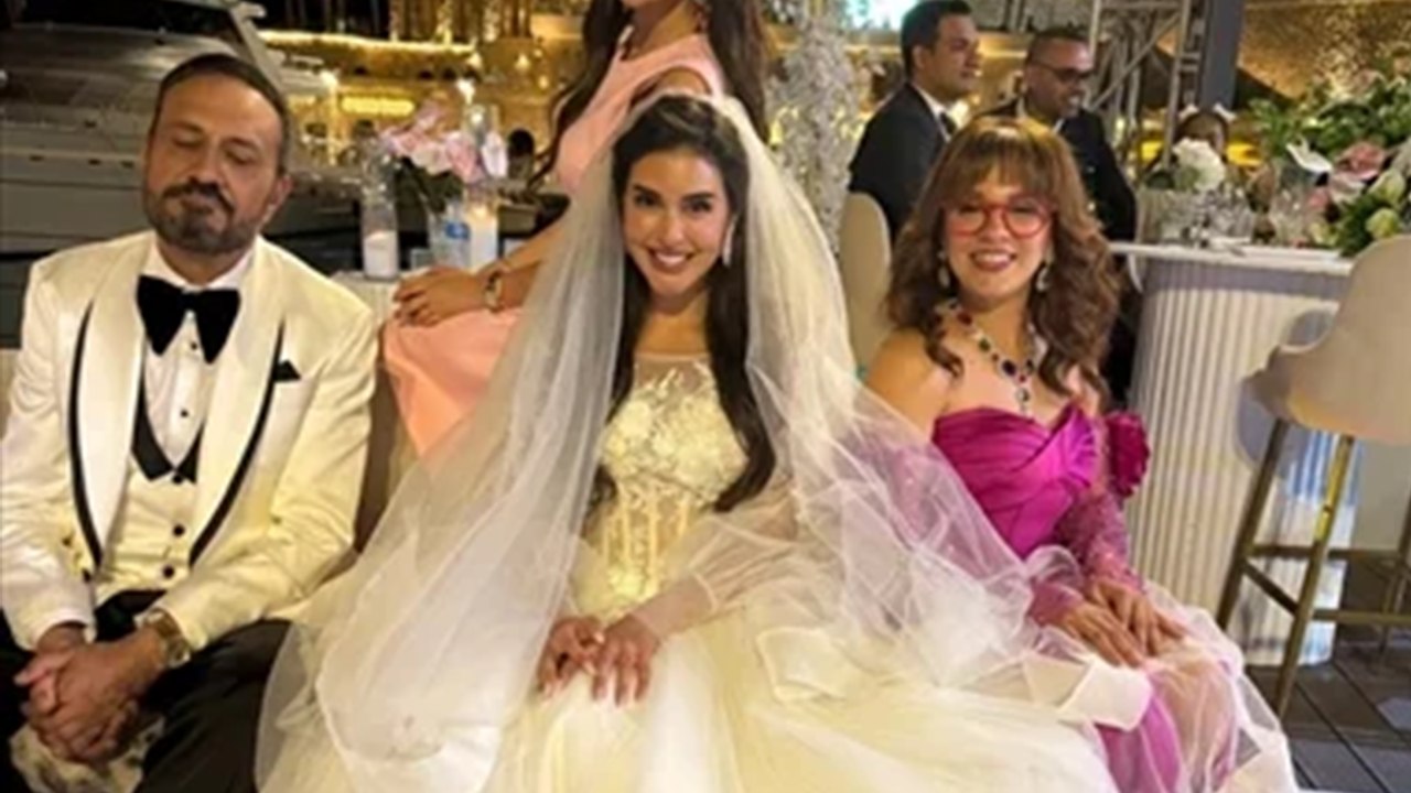 أحدث صورة لـ ياسمين صبري بفستان الزفاف الأبيض